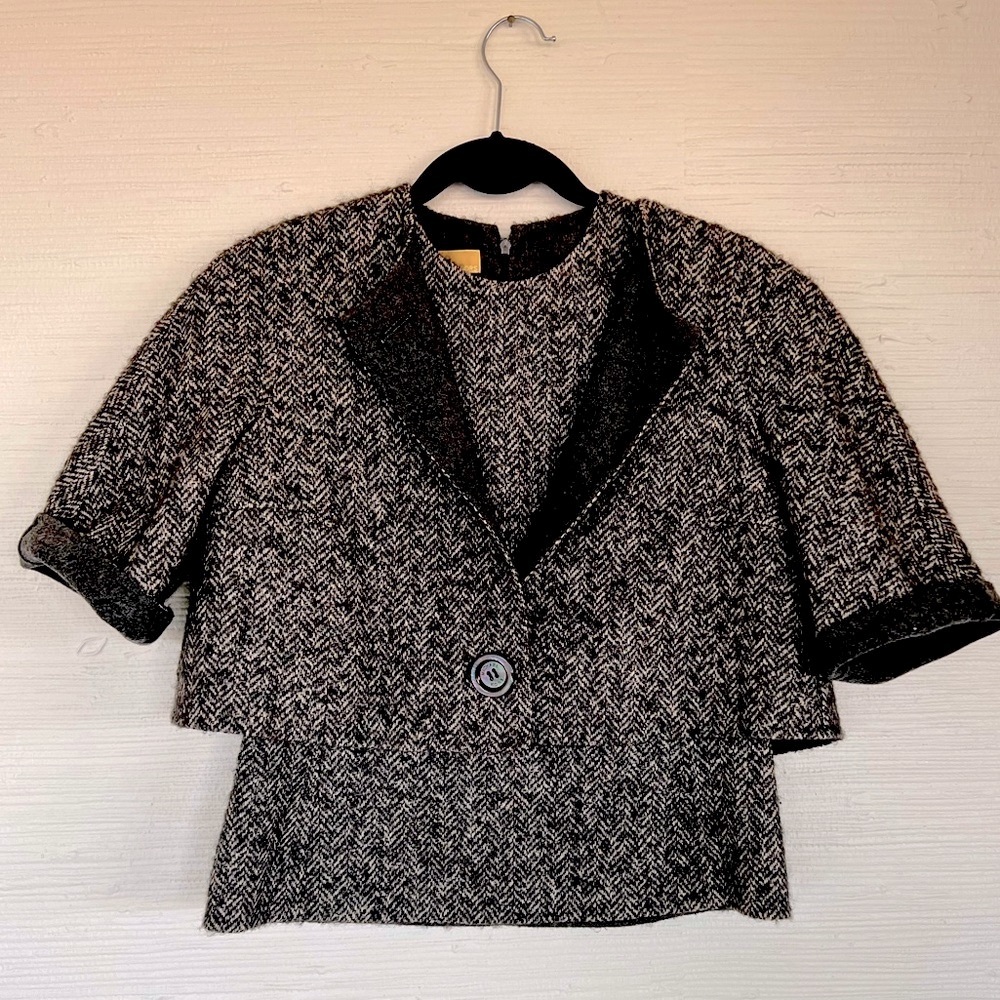 Michael Kors 2 piece Tweed Blazer and Matching Top
